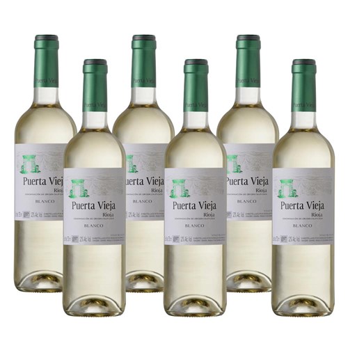 Case of 6 Puerta Vieja Rioja Blanco 75cl White Wine